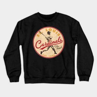 St Louis Cardinals 1 By Buck Crewneck Sweatshirt